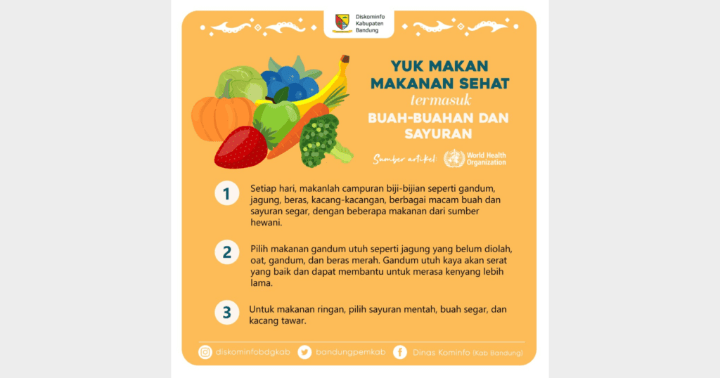 Contoh Iklan Makanan Sehat