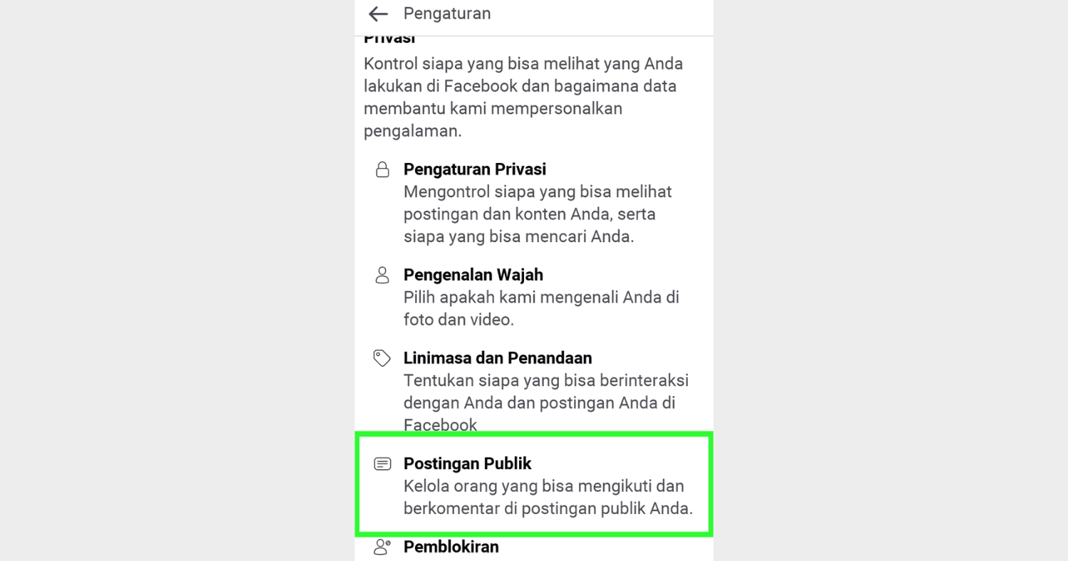 cara membuat pengikut di fb lite
