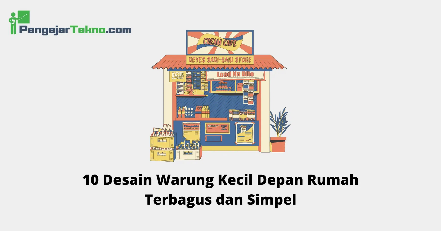 Desain Warung Kecil Depan Rumah