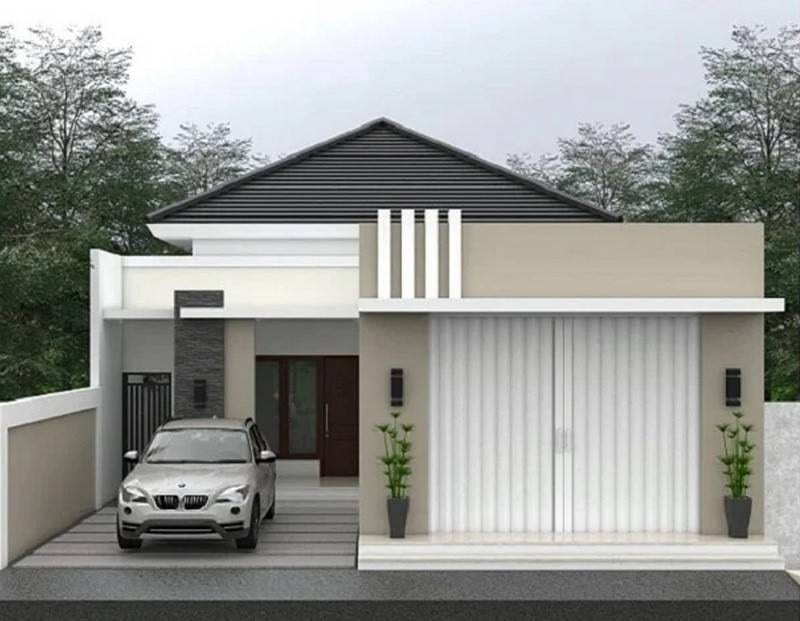 desain rumah dan toko kelontong
