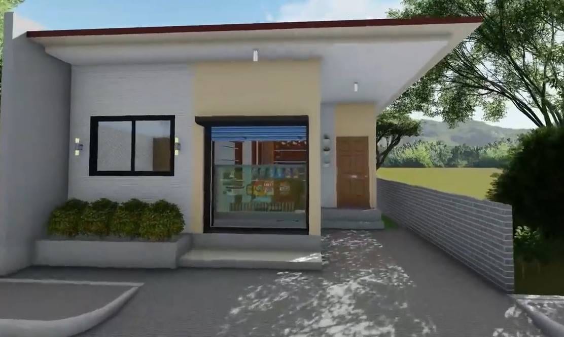 Contoh Desain Toko Kecil Depan Rumah Minimalis dan Menarik 2 desain toko kecil depan rumah