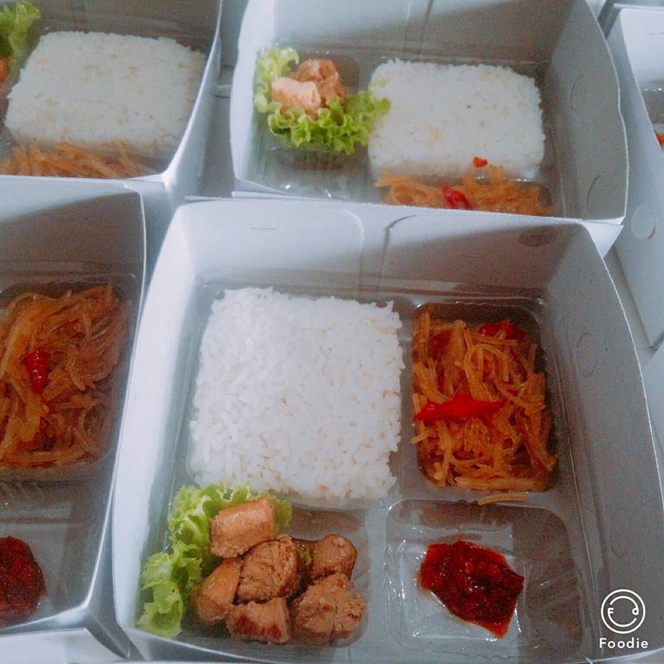 menu nasi kotak sederhana 10000