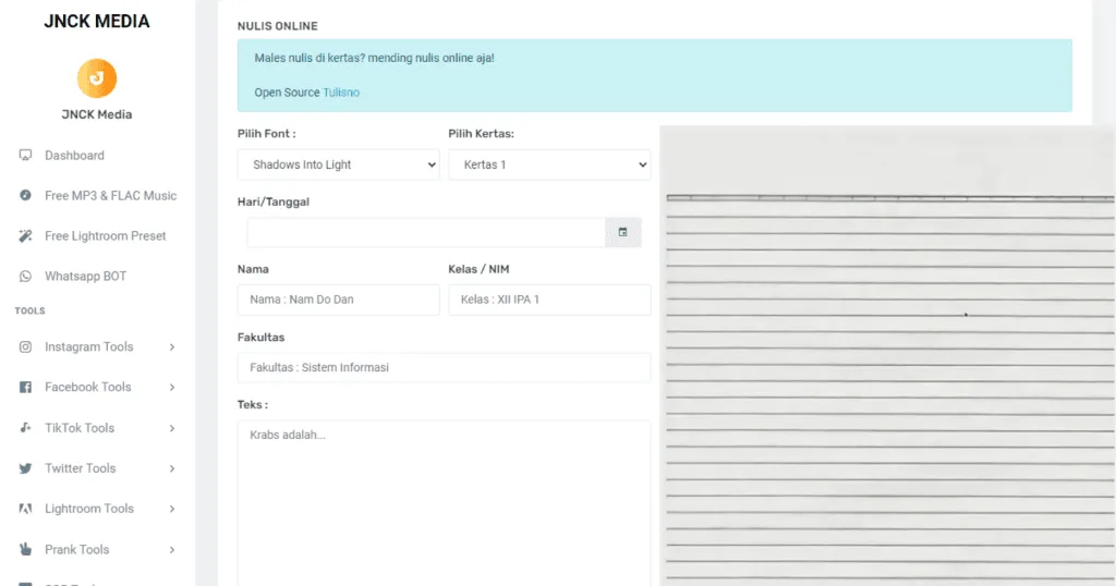 Lazy Bot Nulis Google, Cara Instan Tulisan Tangan! 1 Bot Nulis Google