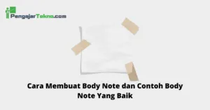 Contoh Body Note