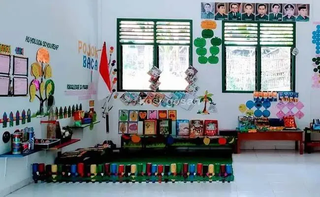 Beragam Contoh Pojok Baca Sederhana di Kelas Menarik! 8 pojok baca sederhana di kelas