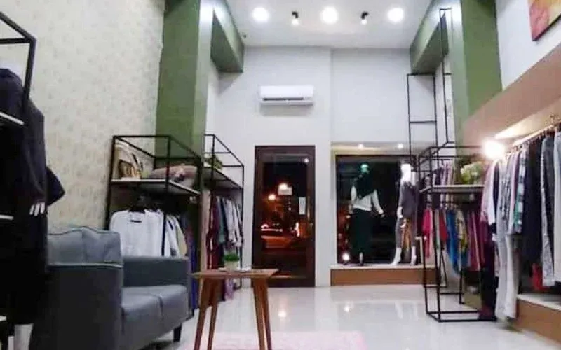 7 Contoh Desain Depan Toko Baju Rumahan Terbagus dan Menarik 4 Desain Depan Toko Baju