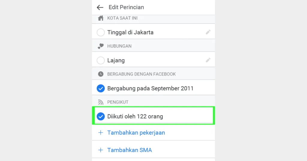 Cara Membuat Pengikut di FB Lite (Menampilkan Pengikut) Facebook Lite 6 cara membuat pengikut di fb lite