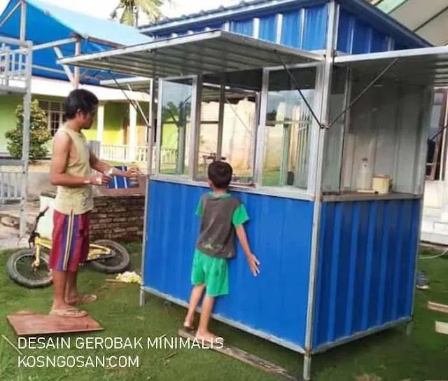 Kumpulan Inspirasi Desain Gerobak Kayu Unik dan Minimalis Bagus 12 desain gerobak kayu unik