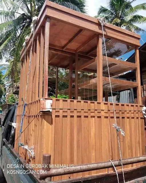 Kumpulan Inspirasi Desain Gerobak Kayu Unik dan Minimalis Bagus 7 desain gerobak kayu unik