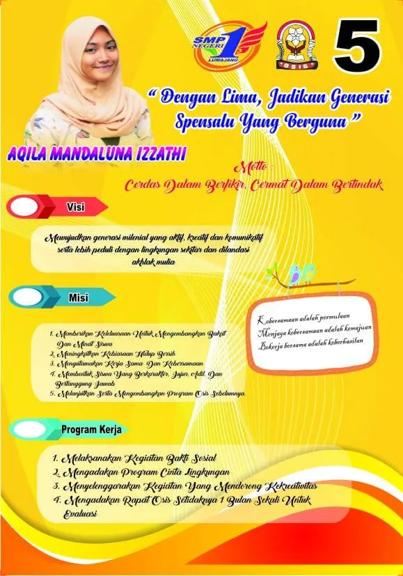 Kata-Kata Untuk Poster Pemilihan Ketua Osis Terbagus dan Keren 6 kata-kata untuk poster pemilihan ketua osis