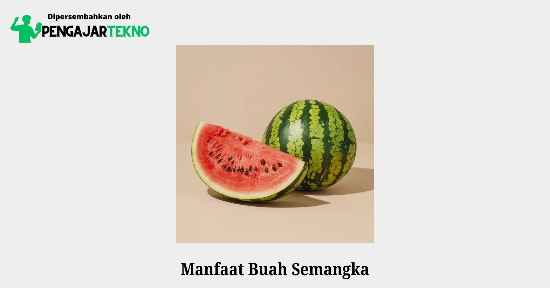manfaat buah semangka